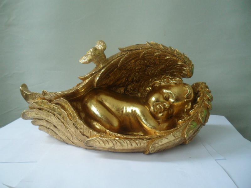 家居貼金天使擺設(shè)批發(fā)價(jià)圖片
