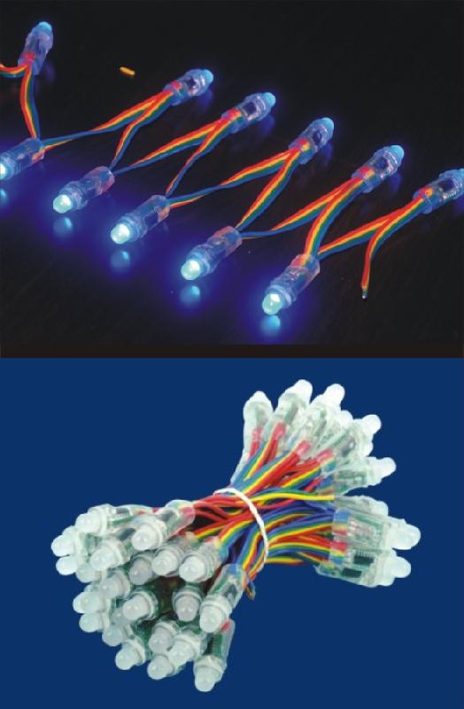 優(yōu)惠供應(yīng)直銷LED12mm沖孔外露全彩燈串