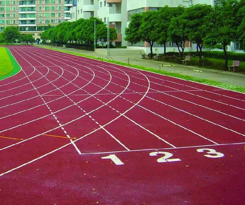 供应南京塑胶跑道，南京塑胶跑道施工图片