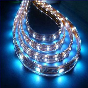 供應(yīng)3528-30-12v套管防水軟燈帶，5000mm無接頭軟燈帶