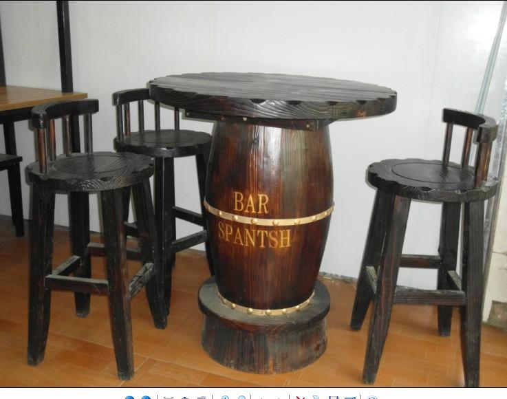 供應(yīng)火燒臺(tái)凳 火燒木桌椅