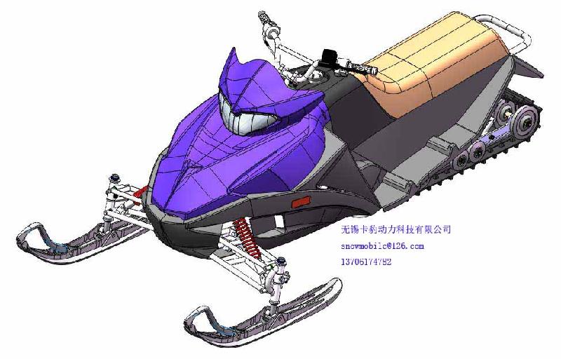 320CC雪地摩托車滑雪車圖片/320CC雪地摩托車滑雪車樣板圖 (2)