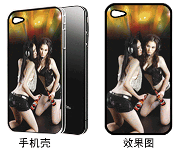 供應(yīng)3D蘋果手機(jī)殼貼標(biāo)新奇立體動漫效果
