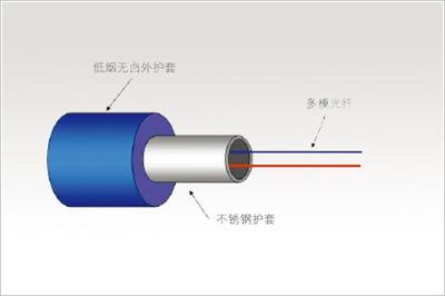 实现分布式温度测量DTS测温光缆图片