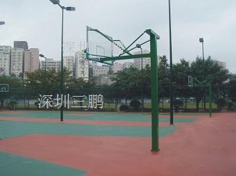 供應(yīng)宣城籃球架網(wǎng)球場中心網(wǎng)柱圍網(wǎng)燈光