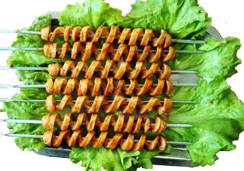 供應(yīng)天津烤面筋的制作方法天津烤面筋卷的機器13353803928