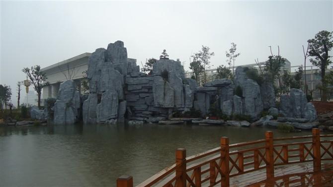 山西園林假山制作圖片