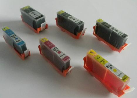 供應(yīng)全新HP862XL五色兼容墨盒