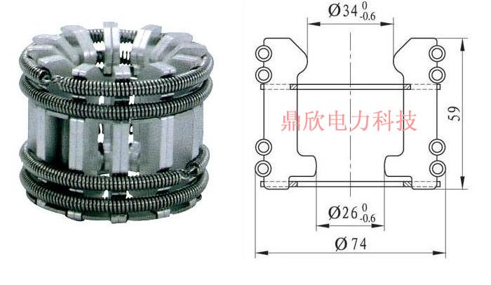 供應(yīng)T2梅頭花銅觸頭