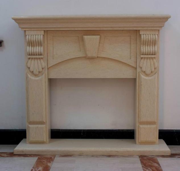 供應(yīng)曲陽石雕歐式壁爐