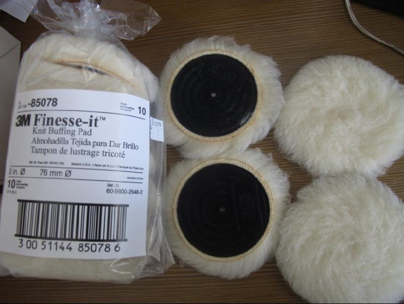 供應(yīng)正品3M85078羊毛球漆面拋光羊毛盤 3m85078
