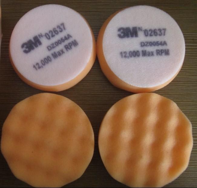 供應(yīng)3M02637拋光打蠟海綿球3寸,3M海綿輪02637，海綿盤