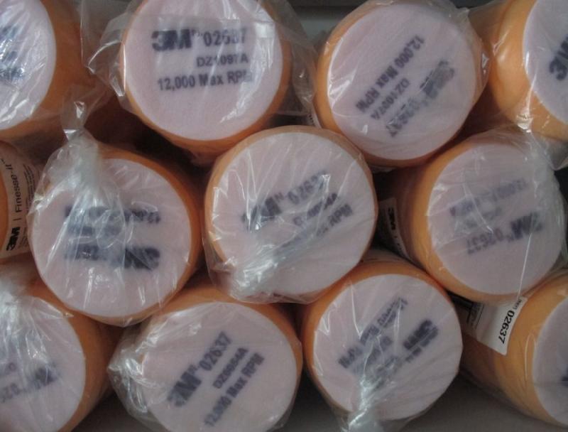 供應(yīng)3M02637拋光打蠟海綿球3寸,3M海綿輪02637，海綿盤