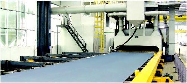 Q69系列鋼板型材清理機拋丸清理機圖片