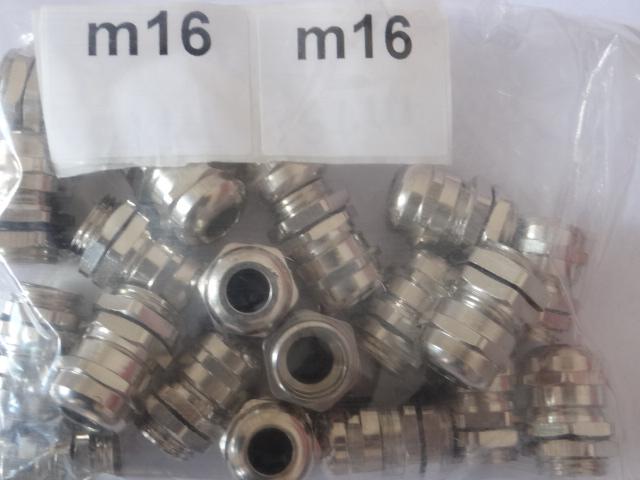 供應(yīng)黃鍍鎳金屬電纜接頭PG9/M16