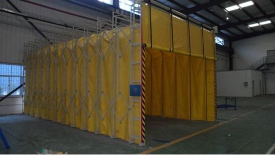 伸縮式打磨房圖片