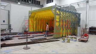 供應(yīng)粵豐牌移動(dòng)伸縮式噴漆房