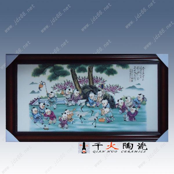 供應(yīng)青花陶瓷瓷板畫(huà) 陶瓷瓷板畫(huà)批發(fā)