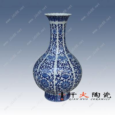 供應(yīng)青花仿古瓷 景德鎮(zhèn)青花陶瓷花瓶