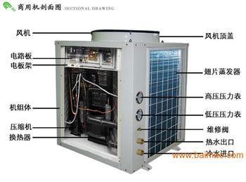 供应吉林省节能热泵热水机组//吉林高效节能热泵热水机组//吉林低碳环保热水机组//吉林耐用可靠热泵节能热水机组图片