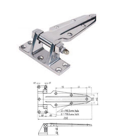 冷库门锁可调式铰链BX-1460图片