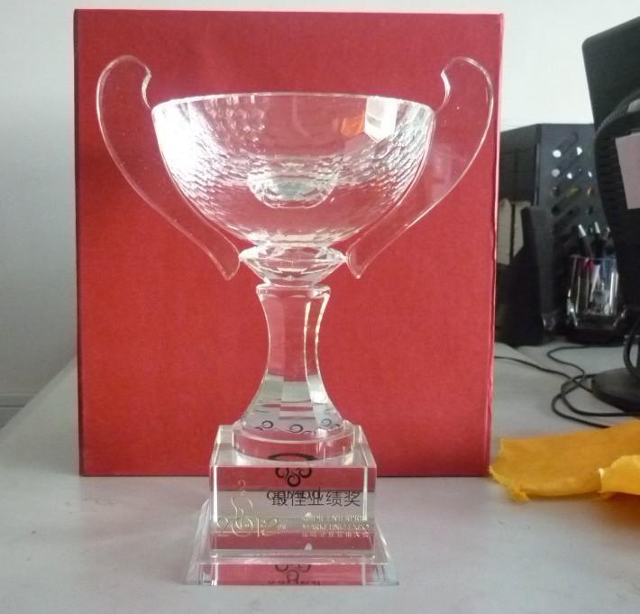 水晶獎杯廣州水晶獎杯圖片