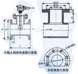 插入式渦輪流量傳感器/LWCQ/LWCB西安新敏電子渦輪流量傳感器