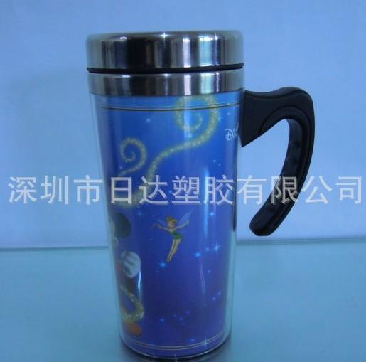 供應(yīng)通過迪斯尼認(rèn)證廣告杯禮品杯 帶手柄保溫杯 禮品杯；