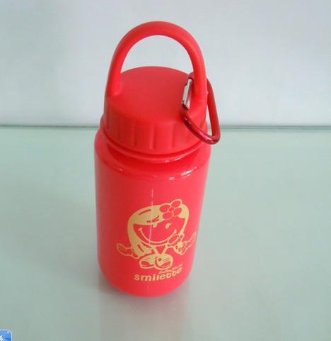 大量供應(yīng) PC料350ML兒童吊蓋空杯/運(yùn)動(dòng)水壺