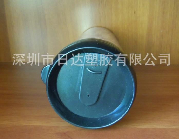 供應(yīng)豹紋雙層塑料廣告杯 防燙保溫杯 禮品促銷廣告杯