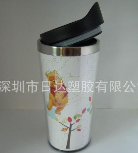 2013新品上市熱銷品--不銹鋼星巴克雙層廣告杯/禮品杯/*茶水杯