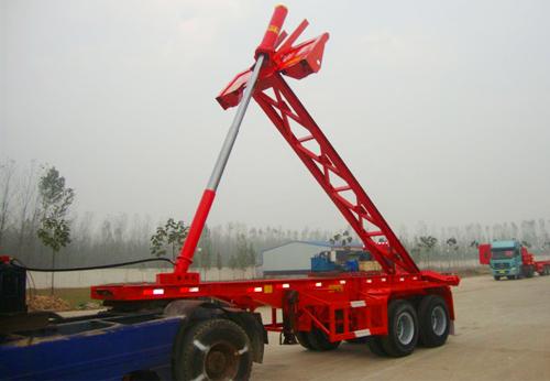 廣東自卸骨架半掛車圖片