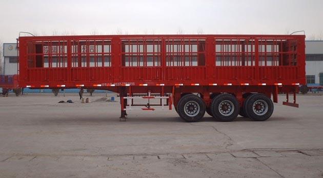 供應低平板輕體半掛車 倉欄半掛車
