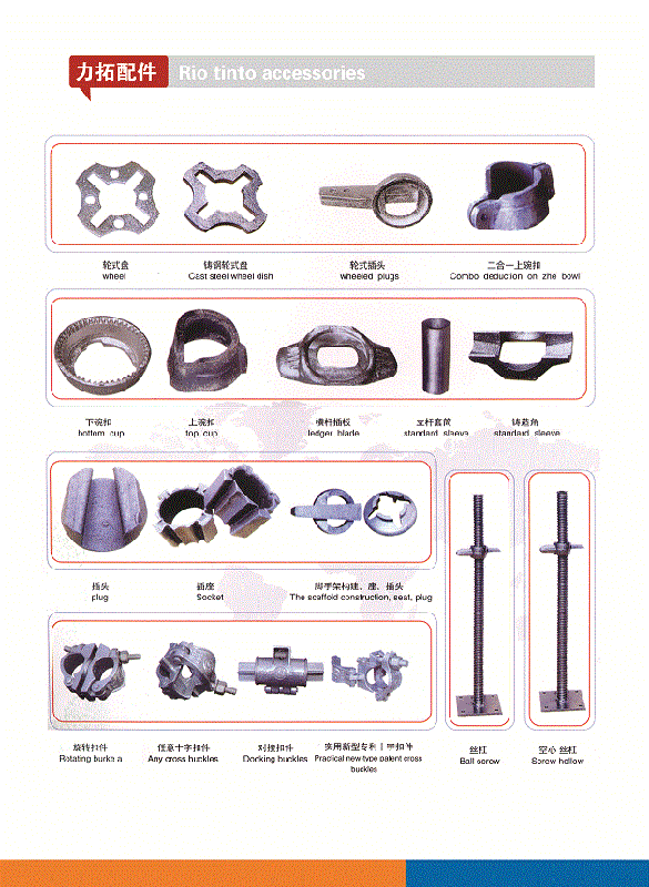 任丘轮扣式碗扣式脚手架插头配件图片