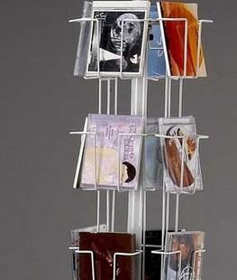 供應(yīng)明信片展示架卡片架賀卡架碟片架飾品架定做光盤架