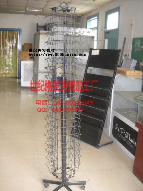 供應(yīng)明信片展架/可旋轉(zhuǎn)展示架/5面19層卡片架/CD展架/汽車飾品架