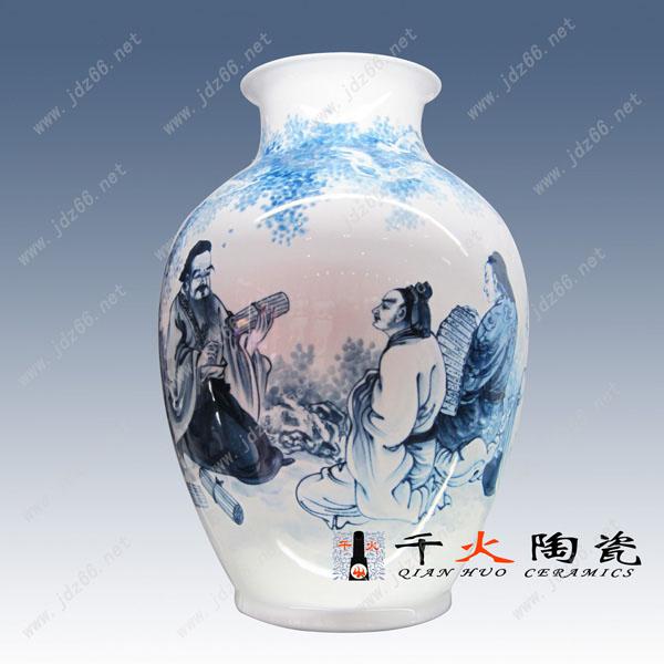 景德鎮(zhèn)廠家專業(yè)定制手繪陶瓷花瓶