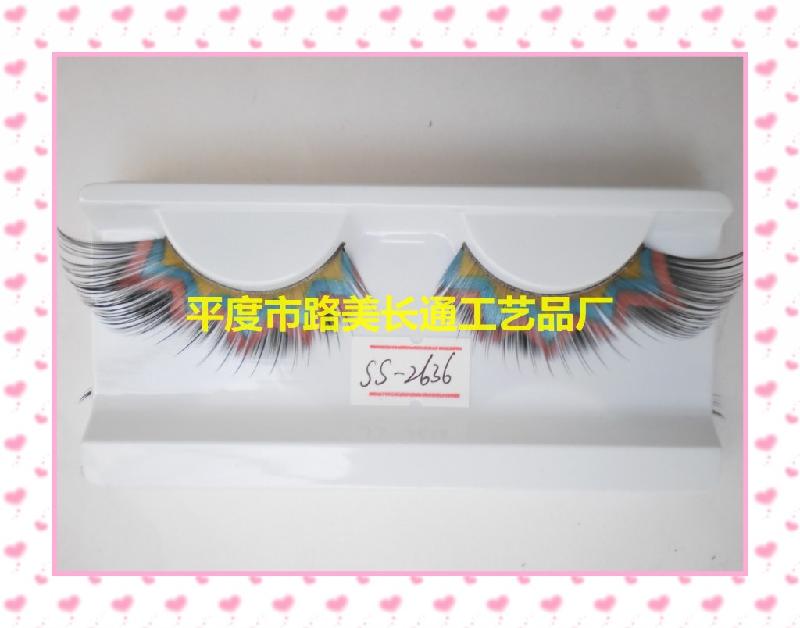 色彩夸張假睫毛圖片
