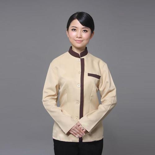 淄博廠家訂做物業(yè)保潔春秋工作服圖片
