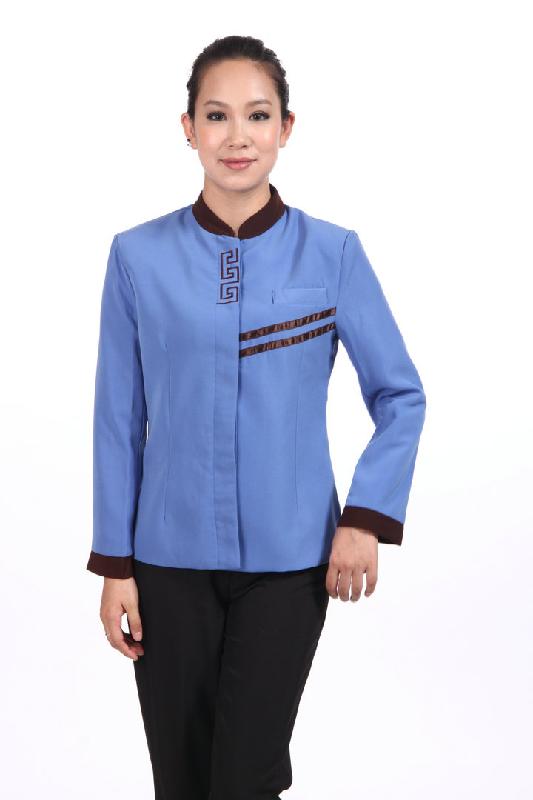 淄博志偉廠(chǎng)家訂做物業(yè)保潔工作服圖片