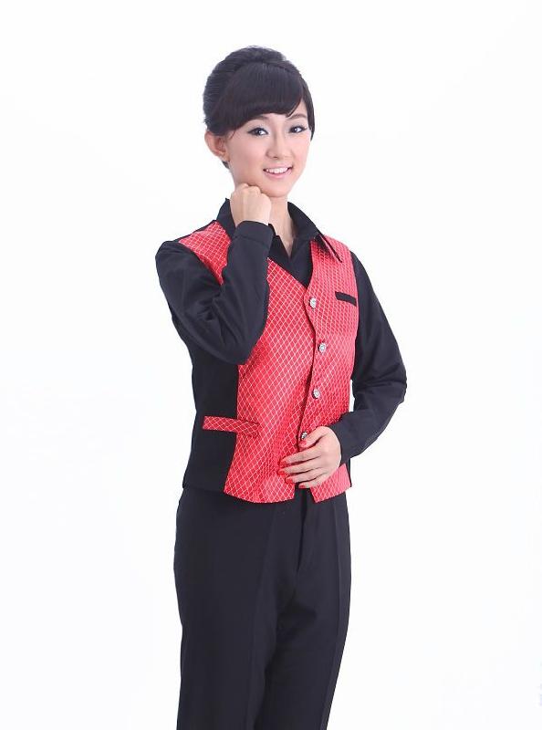 供應(yīng)淄博酒吧KTV服務(wù)員制服