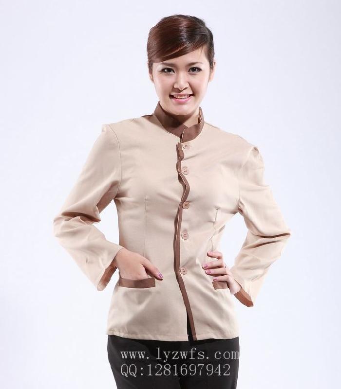 供應(yīng)山東淄博廠家保潔工作服制服訂做