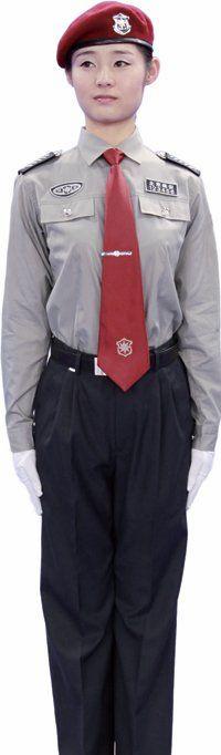 淄博志偉廠家訂做物業(yè)保安工作服圖片