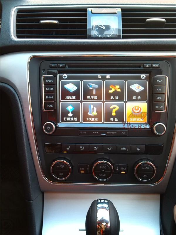 供應(yīng)西安德賽西威裝帕薩特導(dǎo)航 德賽西威NAV230裝車效果圖