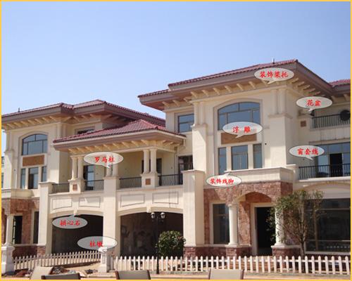 供應(yīng)濟(jì)寧GRC花瓶柱/EPS檐線/梁托/花盆