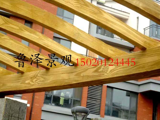 供應(yīng)東營仿木花架