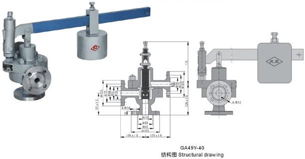 福建脈沖式安全閥GA49Y-40圖片