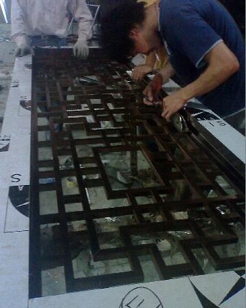 供應(yīng)彩色不銹鋼屏風(fēng) 彩色不銹鋼屏風(fēng)定做