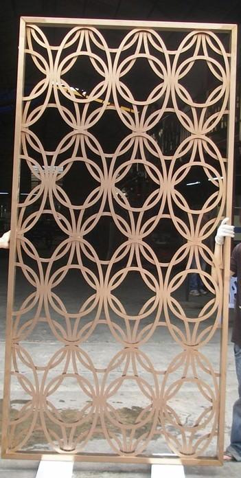 供應玫瑰金不銹鋼屏風