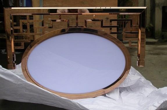 供應玫瑰金不銹鋼屏風